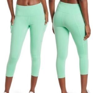 2/$40✨Zella Mint Green high waist leggings with pockets​​